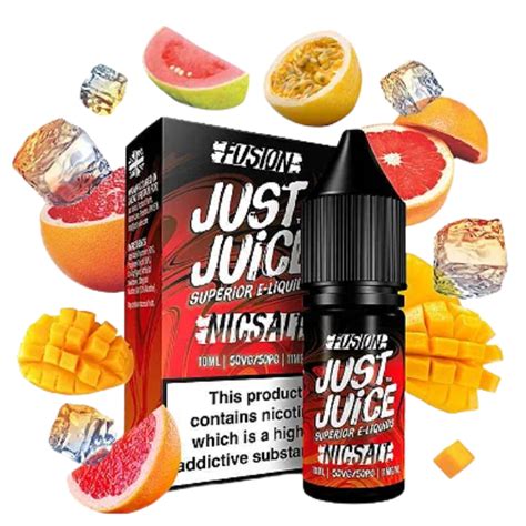 Liquido Just Juice NicSalt Fusion Mango Blood Orange On Ice Cigarro