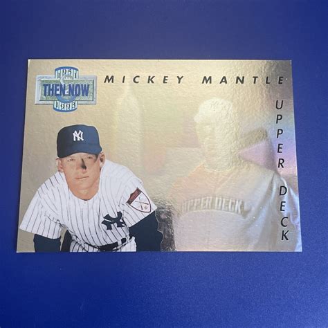 MICKEY MANTLE 1993 UPPER DECK Baseball THEN AND NOW CARD TN17 New York