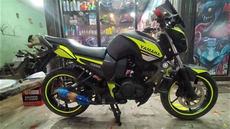 Yamaha Fzs Modified Sticker Wrapping Accessories Wrapping Modification