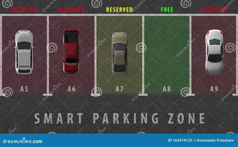 Zona De Estacionamiento Inteligente Para Veh Culos Capacidad Para