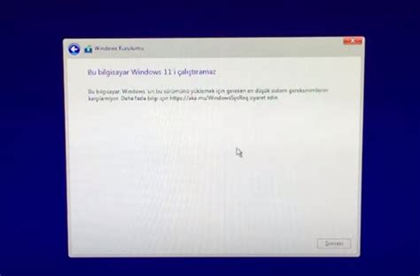 Windows 11 hata çözümü