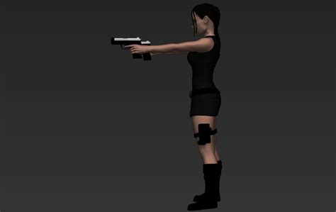 Fichier Stl Lara Croft Tomb Raider Jolie Pr Te Pour L Impression D En