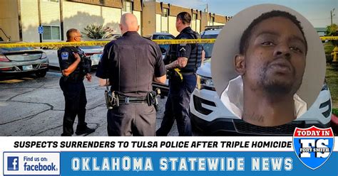 Suspect Surrenders To Tulsa Police After Monday Morning Triple Homicide