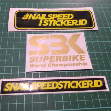 Jual Sticker Universal Logo SBK SUPERBIKE WORLD CHSMPIONSHIP 10cm