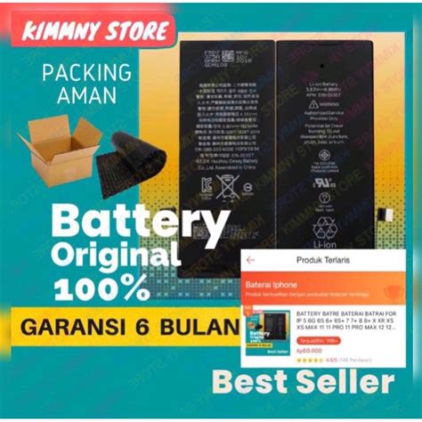 Jual Battery Batre Baterai Batrai Iph 5 5S 6G 6S 6 6S 7 7 8 8 X XR