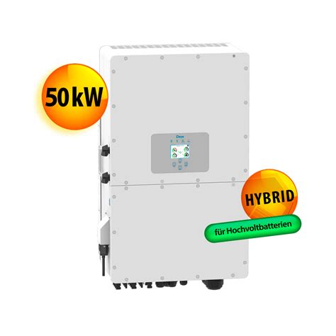 Plenti Solar Hybrid Wechselrichter Deye Sun K Sg Hp Eu Bm Kw