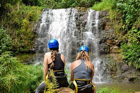 Kauai Waterfall Rappelling