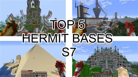 Top 5 Best Hermitcraft Bases Hermitcraft Season 7 Youtube