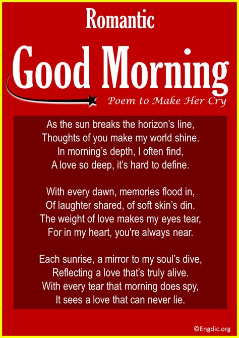 10 Romantic Good Morning Poems For Herwifegirlfriend Engdic