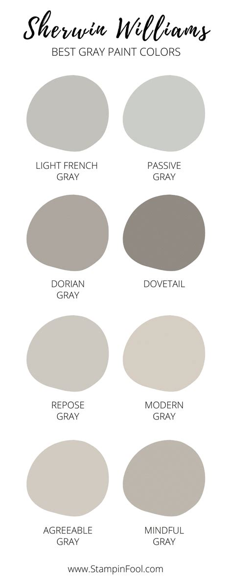 The Best Sherwin Williams Gray Paint Colors In 2021 2023