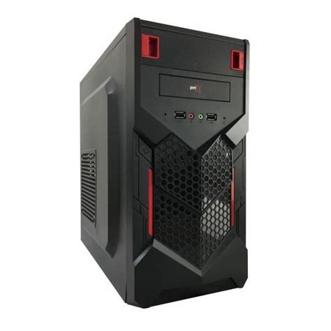 Gabinete Micro Atx Gamer Brx P Vermeho Red Baias S Fonte