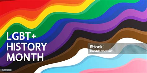 Lgbt History Month Modern Vector Concept Stock Illustration Download Image Now Lgbtqia