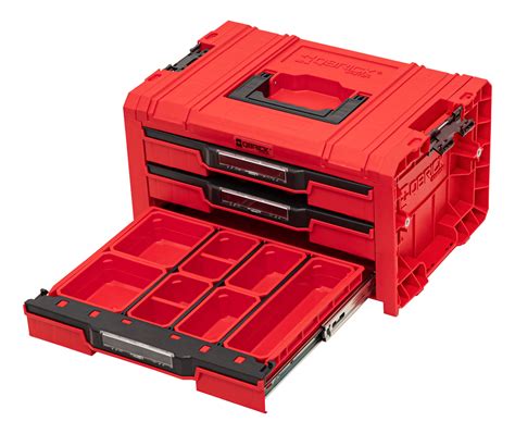 Qbrick Skrzynka Pro Drawer Toolbox Red Szuflady Skrzynie