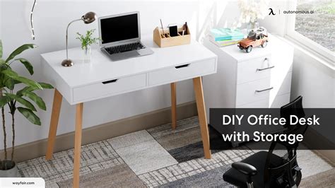 Craft Your Dream Diy Office Desk With Storage