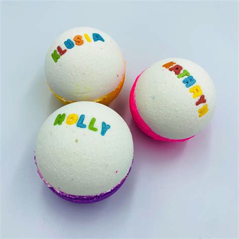 Name Personalised Bath Bomb Fun T Special T Custom Etsy Uk