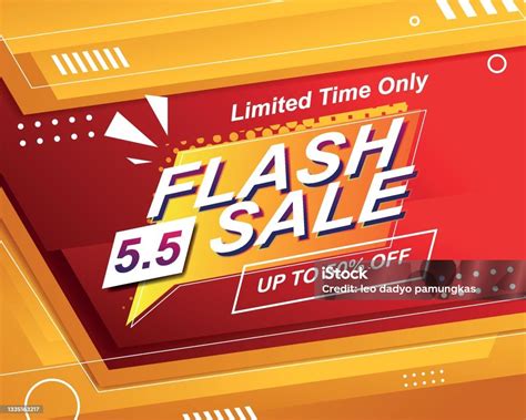 Templat Latar Belakang Spanduk Flash Sale Untuk Acara Penjualan 55