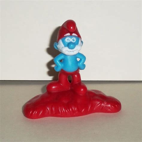 McDonald S 2017 Smurfs The Lost Village Movie Papa Smurf Figure Only