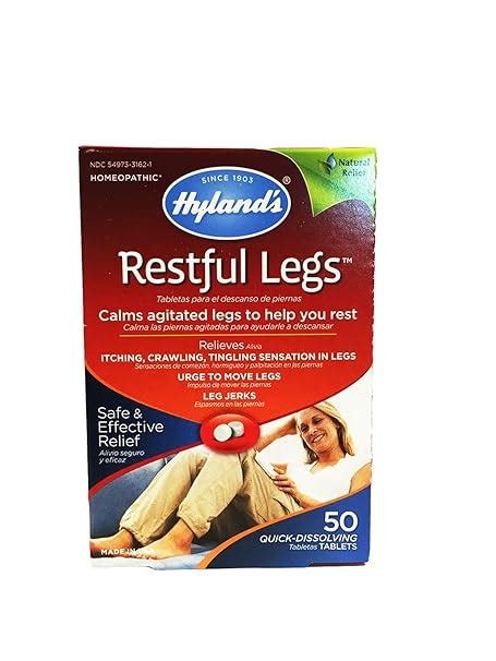 Hylands Hylands Restful Legs Tablet 50 Per Pack 6 Packs Per Case Health