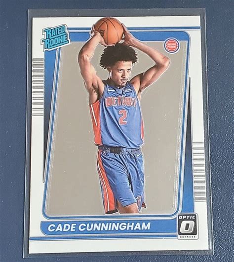 2021 22 Panini Donruss Optic Cade Cunningham Rated Rookie RC 161