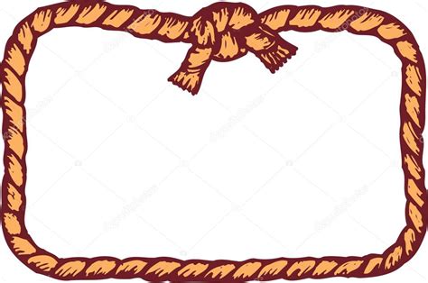 Rope Frame Stock Vector Image By ©ronjoe 30501809