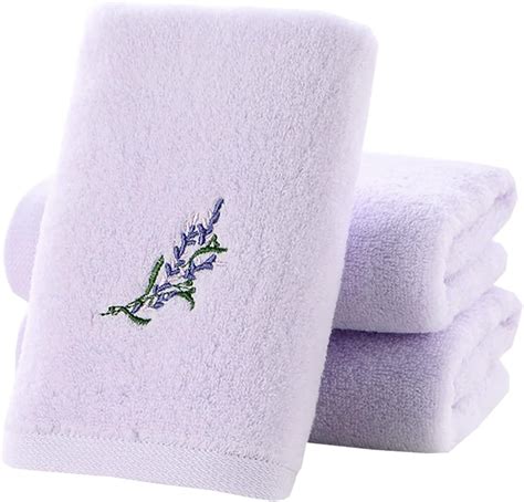 Amazon ALAZA Purple Hand Towels For Bathroom Hand Towel Purple