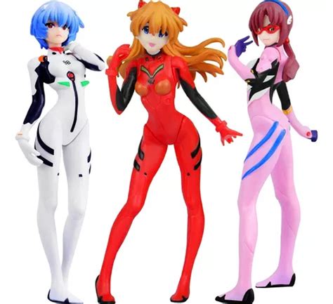 Figuras Evangelion Figuras Evas Anime Manga Asuka Rei Mari Mercadolibre