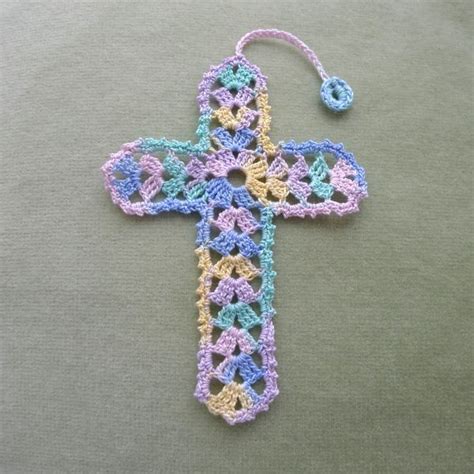 Beginner Free Printable Crochet Cross Bookmark Patterns