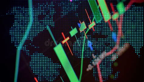 Market Analyze Bar Graphs Diagrams Financial Figures Abstract