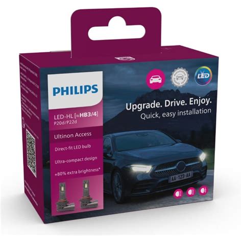 Philips Ultinon Access HB3 HB4 LED pærer