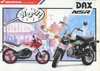 Motor Lit De Honda Dax NSR Brochure 1992