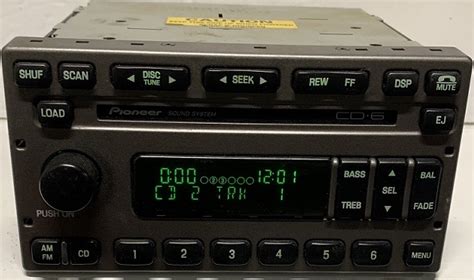 Ford Sport Track 6 Disc Cd Radio Yl2f 18c815