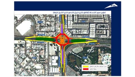 طرق دبي تفتتح تحويلة مرورية من جسر القرهود باتجاه الميناء وبالعكس