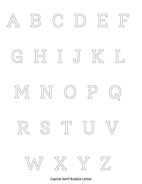 Free customizable printable bubble letters, Download Free customizable ...