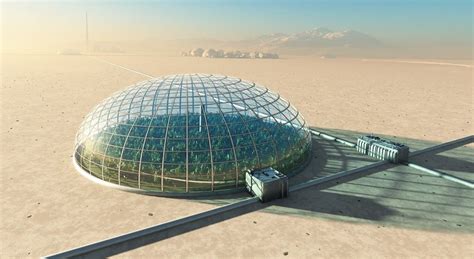 Farming In A Dome On Mars By Mike Kiev Star Citizen Biodome Geodesic Dome