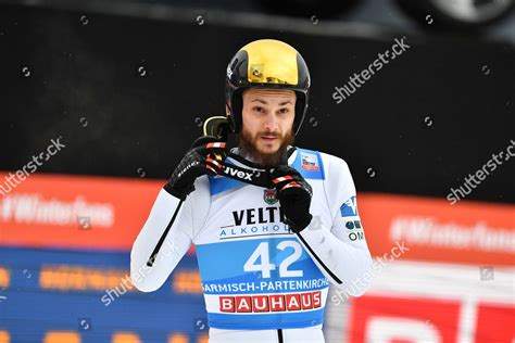 Manuel Fettner Austria Reacts During Qualification Editorial Stock