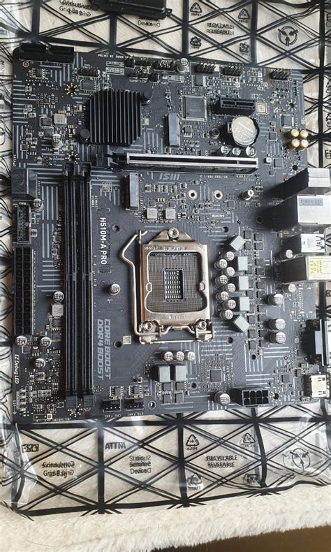 Msi H510m A Pro Motherboard Computers And Tech Desktops On Carousell