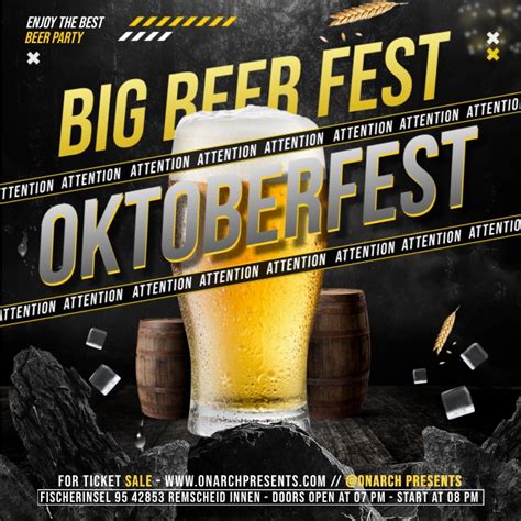 Copy Of Big Beer Fest Template Postermywall