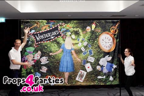 Alice In Wonderland Backdrop Hire Props4parties