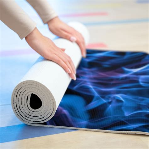 Blue Flames Soft Foam Yoga Mat - Fenix 5 Fitness