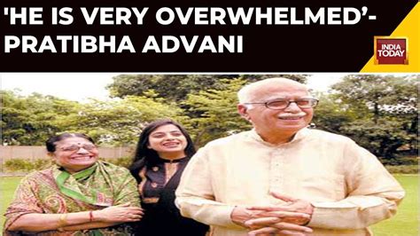 Daughter Bjp Leader Lk Advani Pratibha Advani Speaks On Her Father