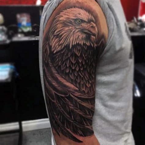 90 Amazing Bald Eagle Tattoo Designs for Men