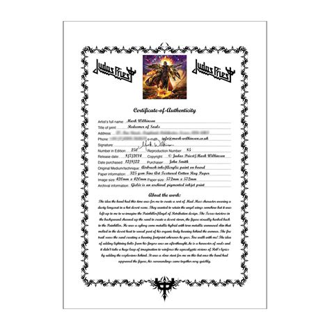 Judas Priest Redeemer Of Souls Mark Wilkinson Official