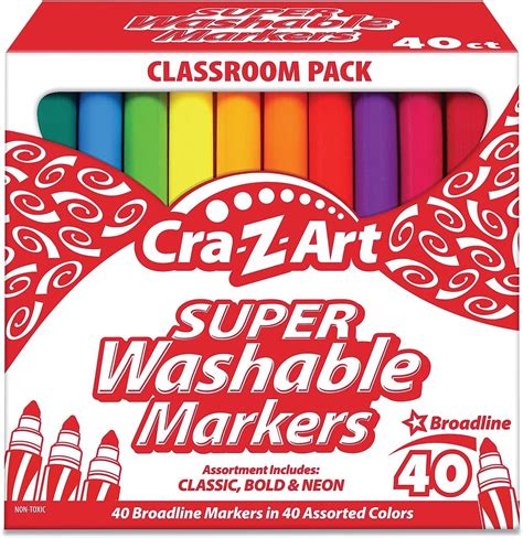 Cra Z Art Classic Washable Broadline Markers 10 Count