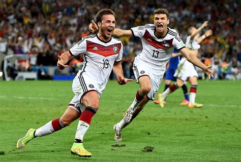 WM 2014 Sieg im Finale gegen Argentinien Mario Götze macht