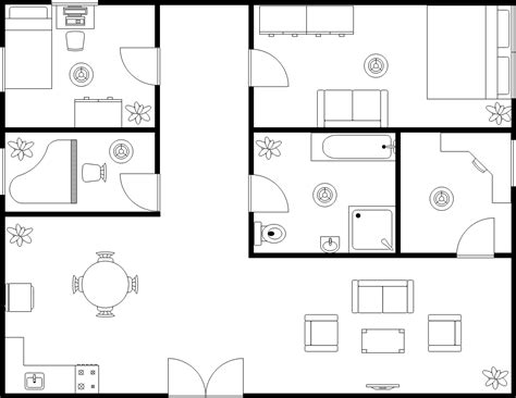 Two Bedroom Floor Plan Design | Floor Roma