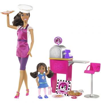 Barbie Yo Puedo Ser Chef Pizza AA T3354 BarbiePedia