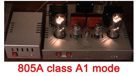 805a Set Tube Amplifier Model F 2 Sound Reproduction Test Class A1