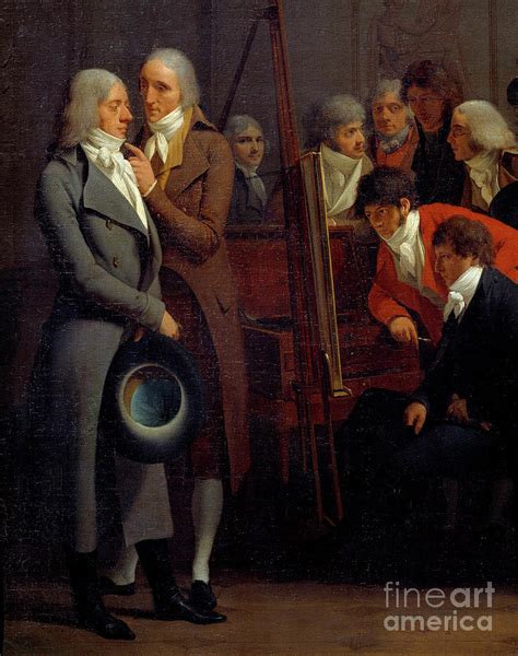 Artists Meeting In The Workshop Of The Painter Jean Baptiste Isabey