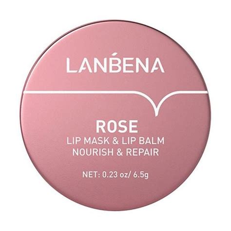 Бальзам маска для губ Lanbena Rose Lip Mask Lip Balm з екстрактом