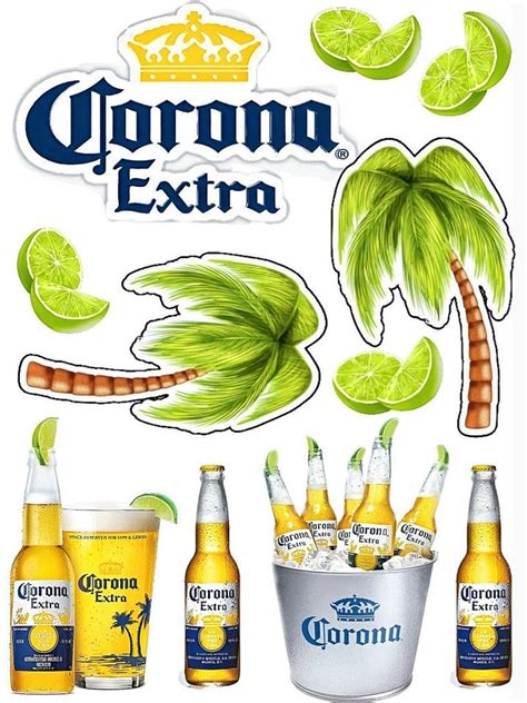 Topper Para Imprimir Cerveza Corona Corona Cake Beer Cake Birthday